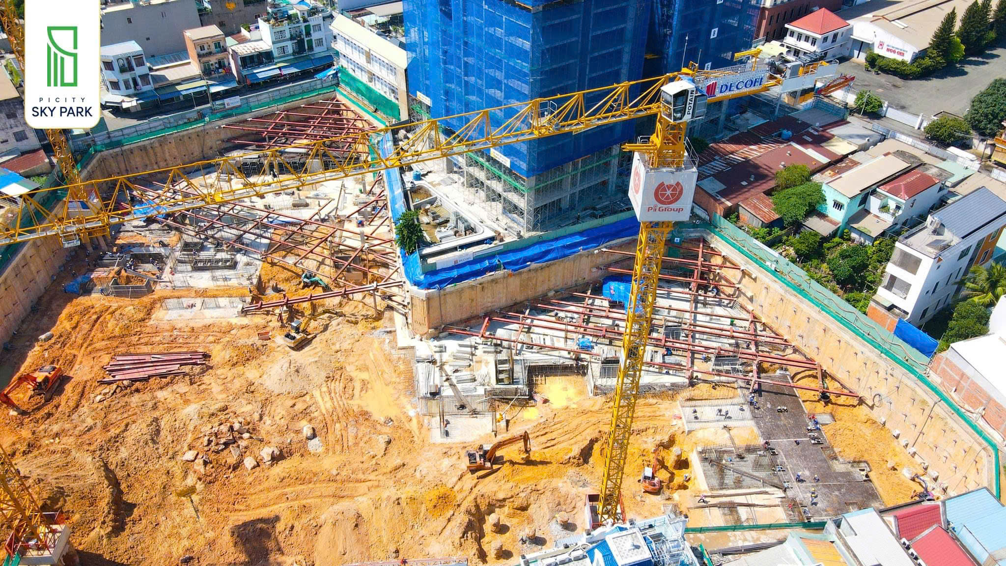 TIẾN ĐỘ XÂY DỰNG PICITY SKY PARK 9 Tien do Picity Sky Park 30 10 2024 9